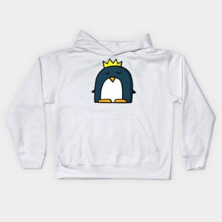 penguin king Kids Hoodie